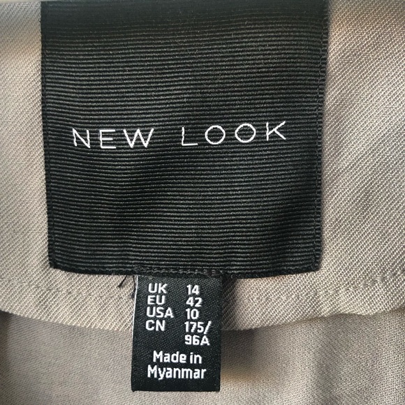 Lightweight Grey Coat New look size 14 - Picture 2 of 4